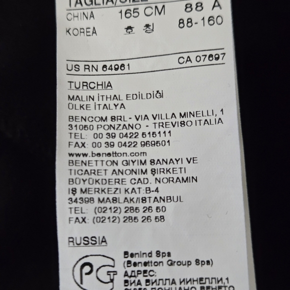 SISLEY Black Crochet Open Knit Front Black Cardigan Sweater. Size Medium - Picture 8 of 11